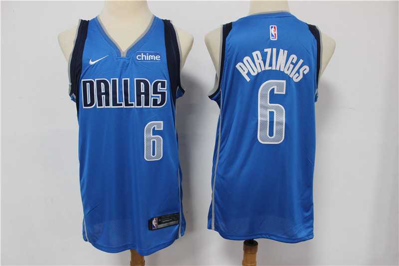 Mavericks 6 Kristaps Porzingis Blue Nike Swingman Jersey,We sell and wholesale Mavericks 6 Kristaps Porzingis Blue Nike Swingman Jersey on line form chian!